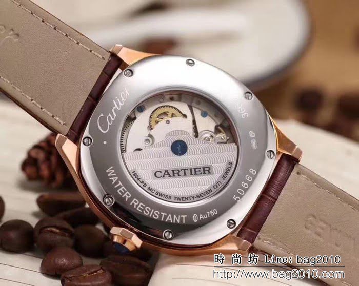 CARTIER卡地亞 火爆熱賣款 精品男士腕表 WSS0104